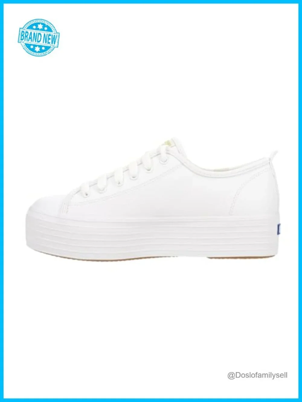 Platform Lace Up Sneakers Cushioned Lightweight Leather Lining